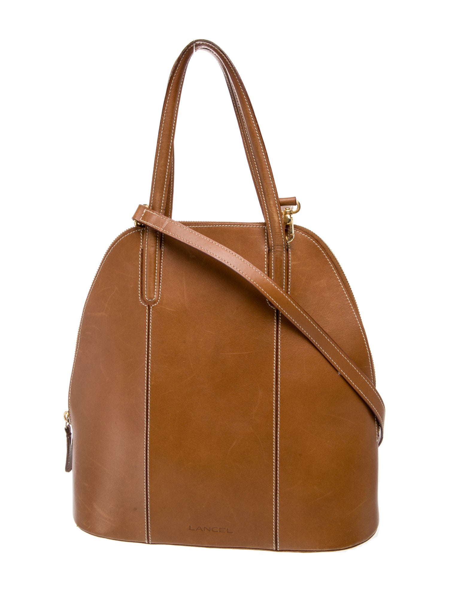 Lancel Leather Top Handle Bag