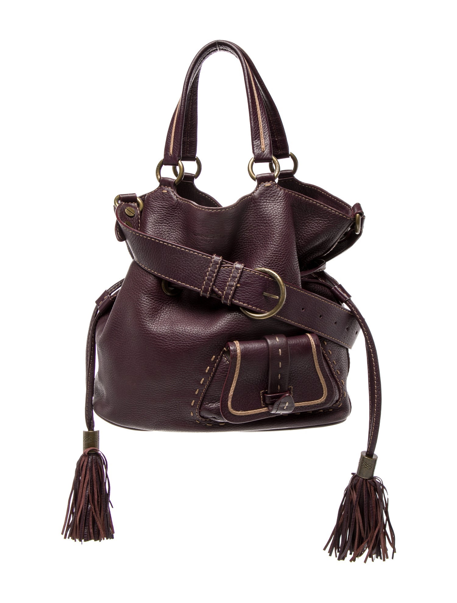 Lancel Leather Top Handle Bag