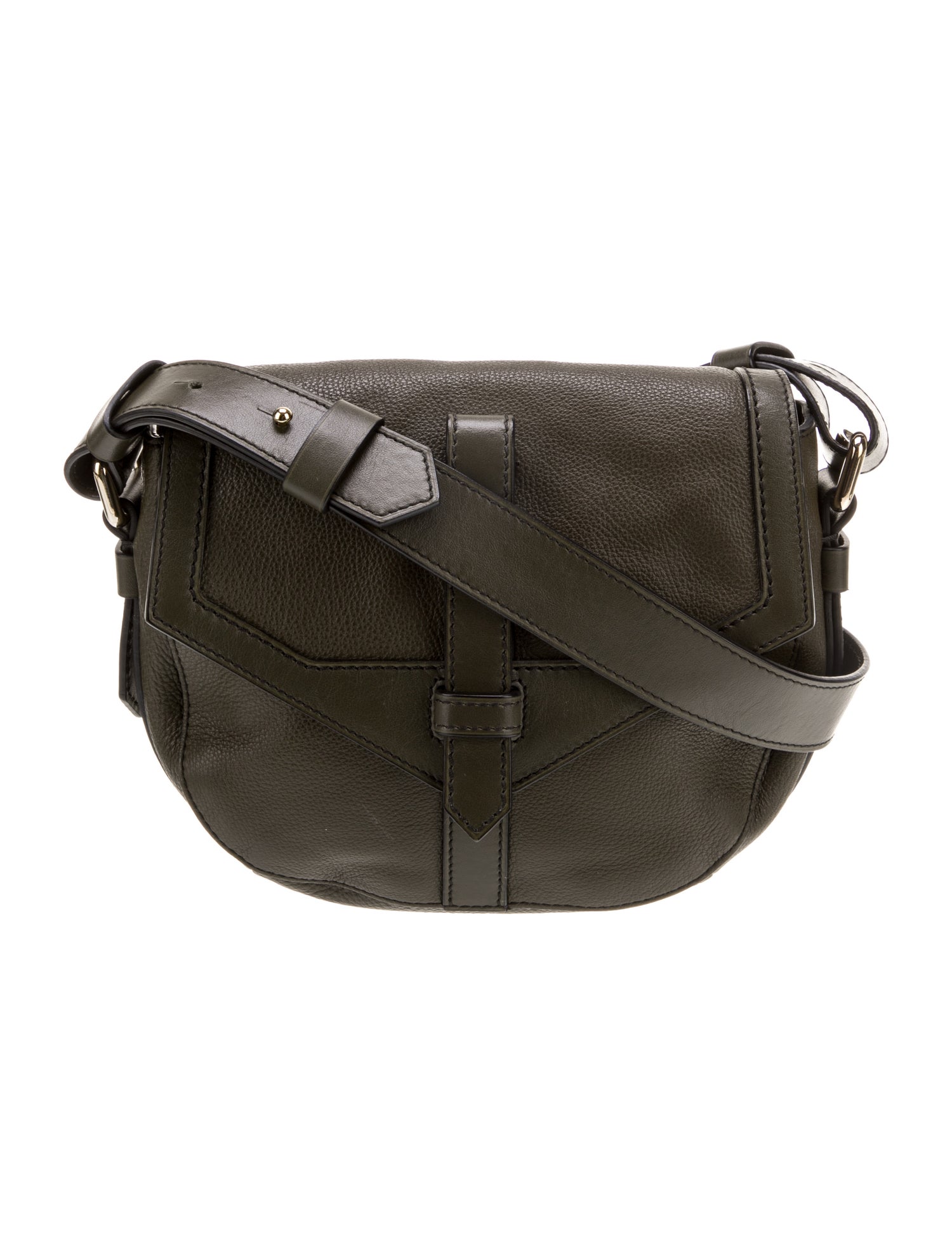 Lancel Leather Messenger Bag