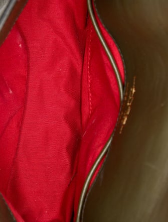 Lancel Leather Messenger Bag