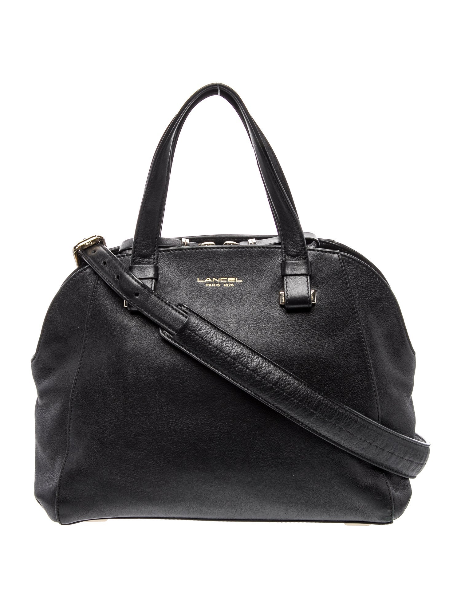 Lancel Leather Top Handle Bag