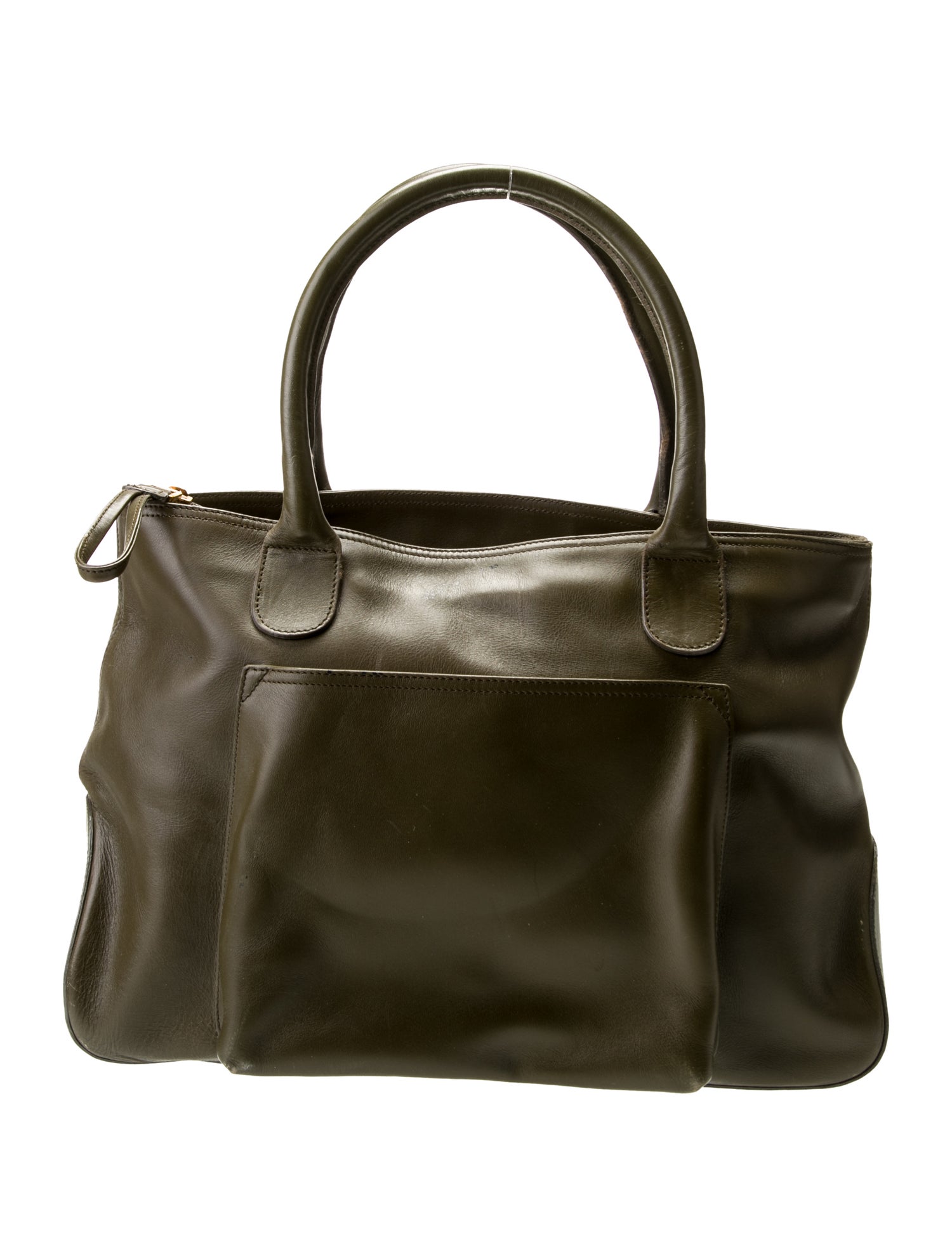 Lancel Leather Top Handle Bag