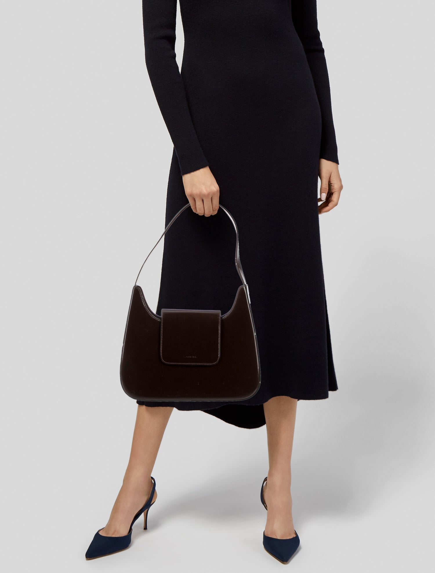 Lancel Patent Leather Top Handle Bag