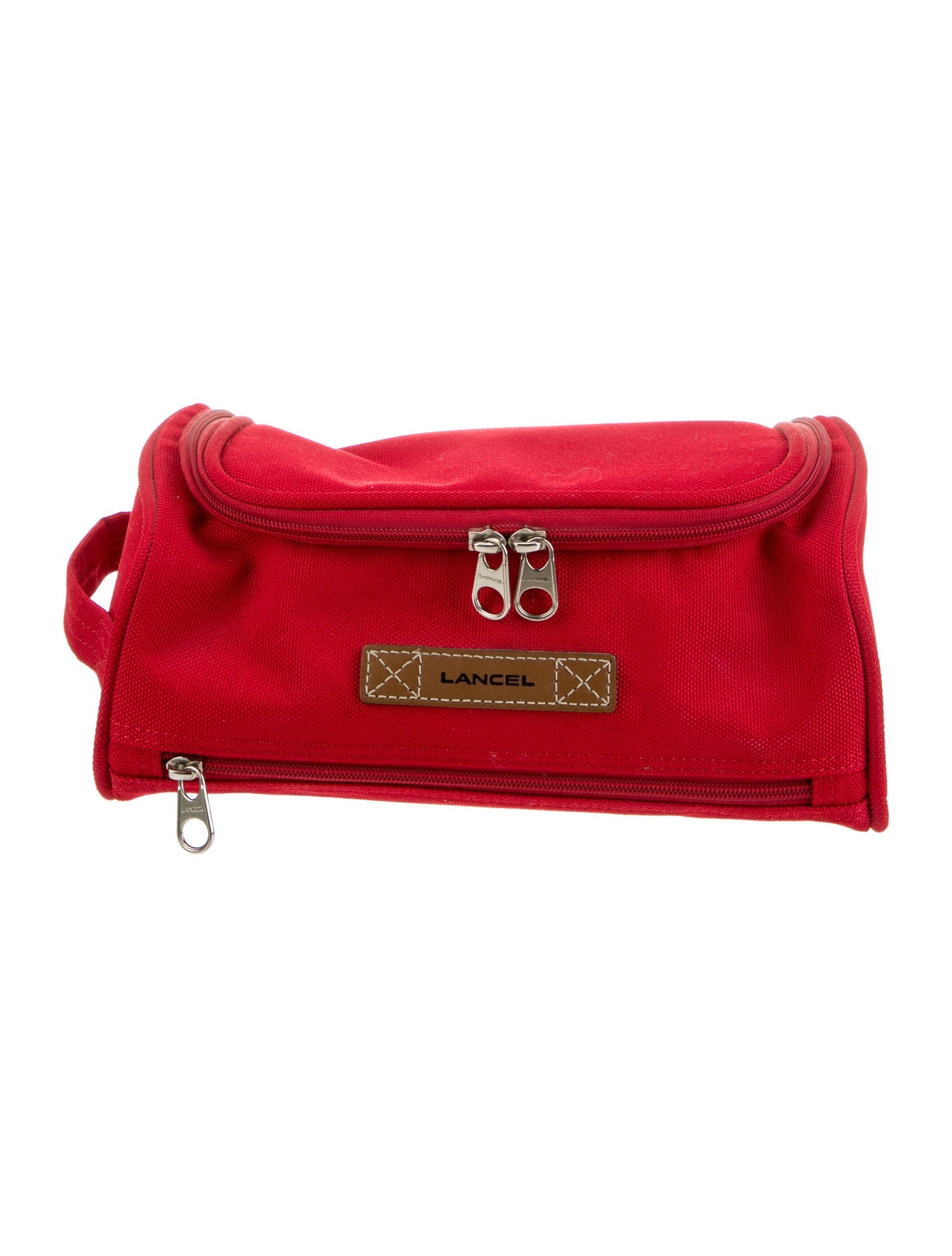 Lancel Canvas Clutch