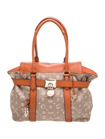 Pre-owned Lancel Leather Top Handle Bag In Brown