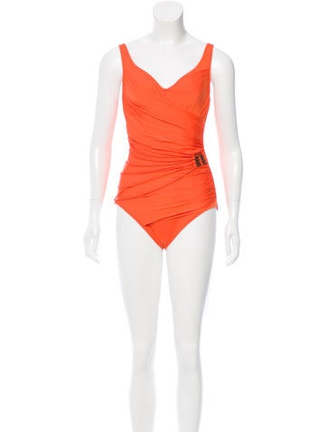 La Perla Ruched One-Piece Swimsuit w/ Tags