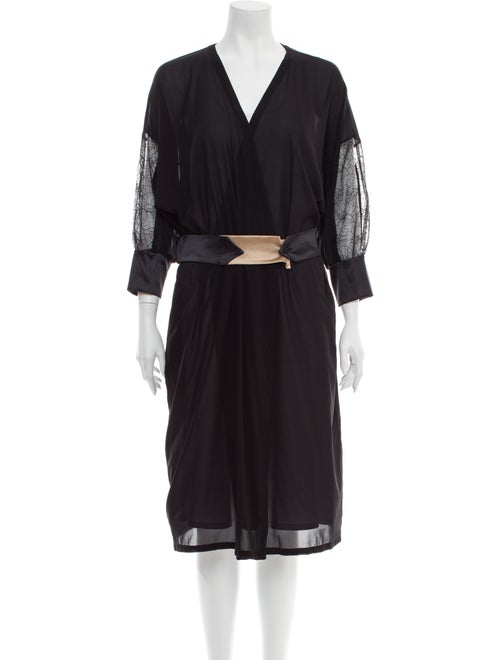 La Perla Silk Robe Black