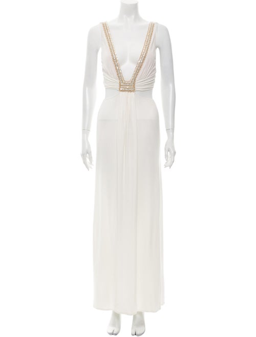 La Perla V-Neck Long Dress