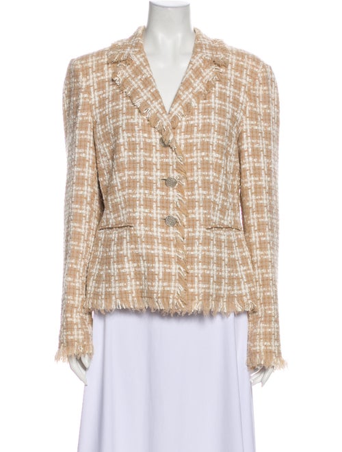 La Perla Tweed Pattern Blazer