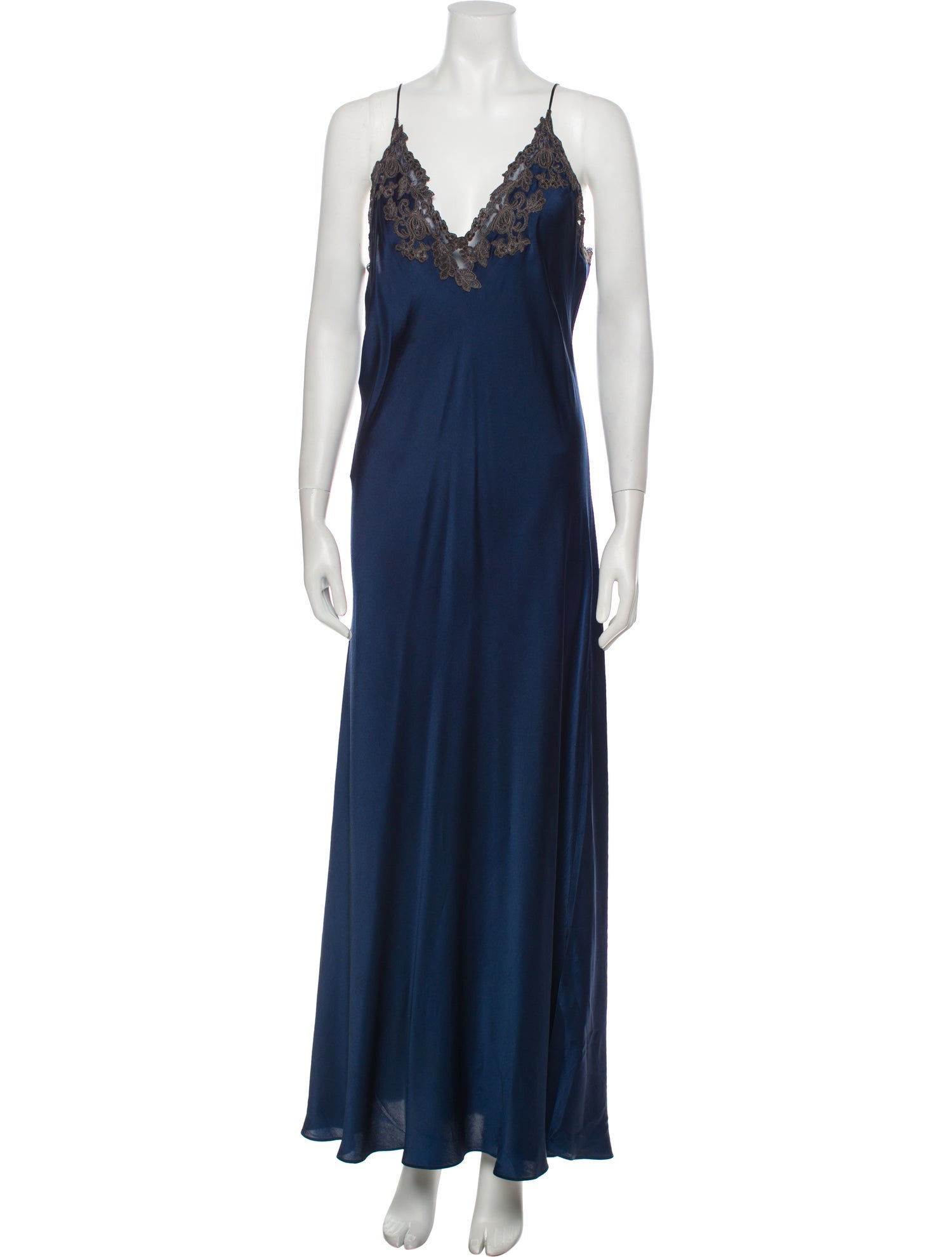 La Perla Silk Long Dress - Blue Dresses, Clothing - LAP34291 | The RealReal