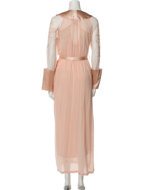 La Perla Silk Lace Trim Embellishment Nightgown