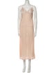 La Perla Silk Lace Trim Embellishment Nightgown
