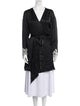 La Perla Silk Lace Trim Embellishment Robe