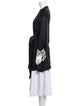 La Perla Silk Lace Trim Embellishment Robe