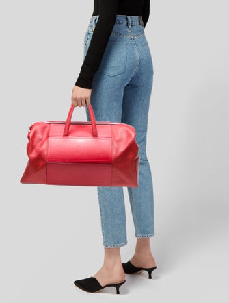La Perla Leather Weekender Bag