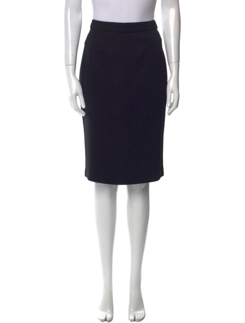 La Perla Mesh Accents Knee-Length Skirt