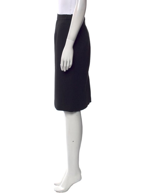 La Perla Mesh Accents Knee-Length Skirt