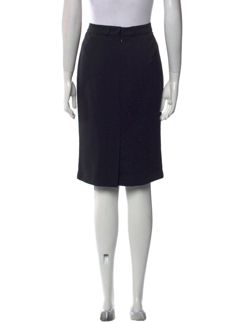 La Perla Mesh Accents Knee-Length Skirt