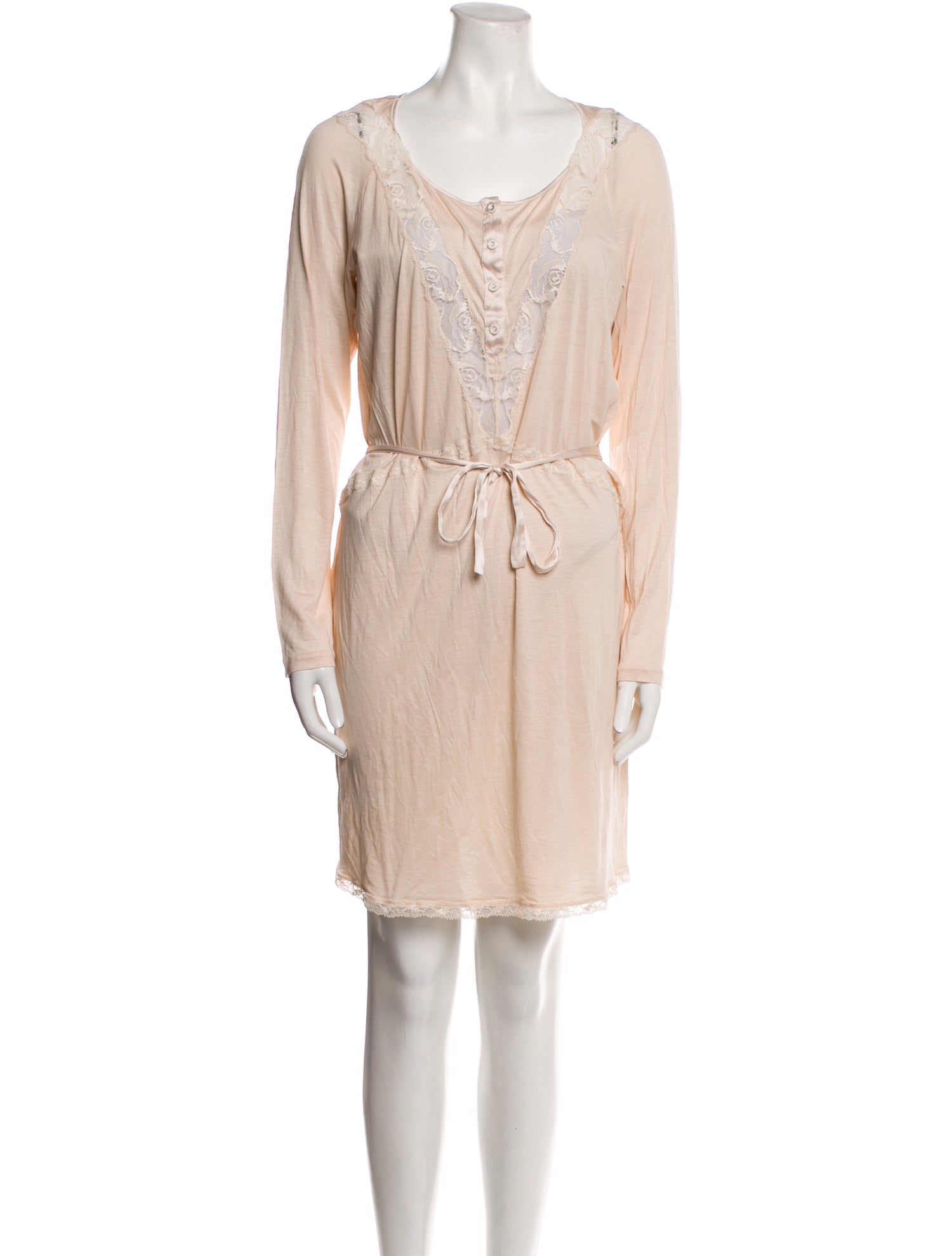 La Perla Lace Trim Embellishment Nightgown