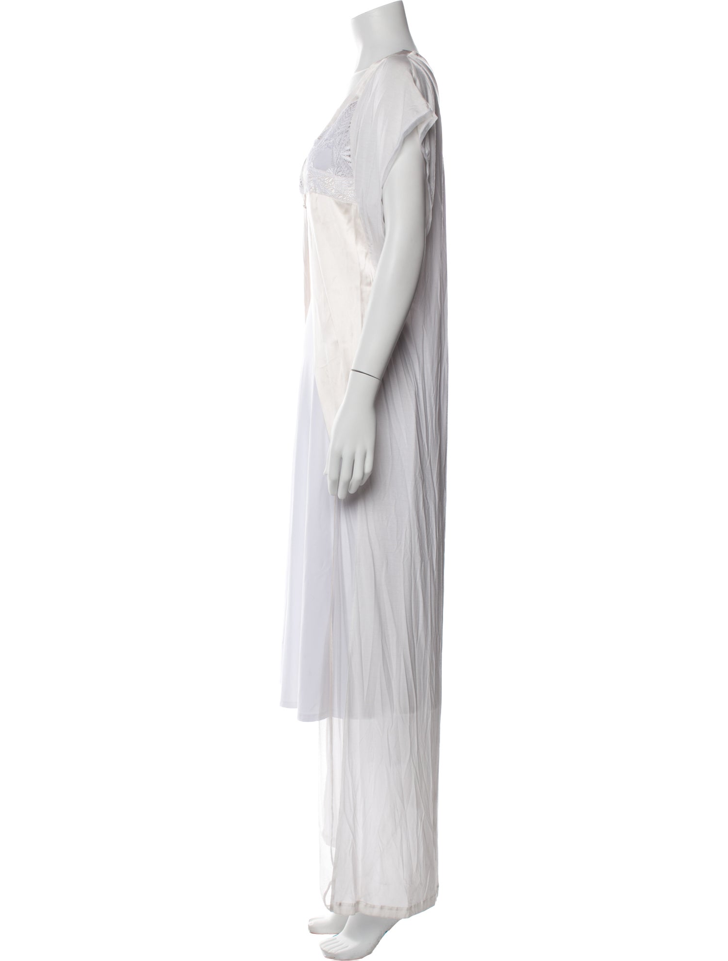 La Perla Mesh Accents Robe w/ Tags