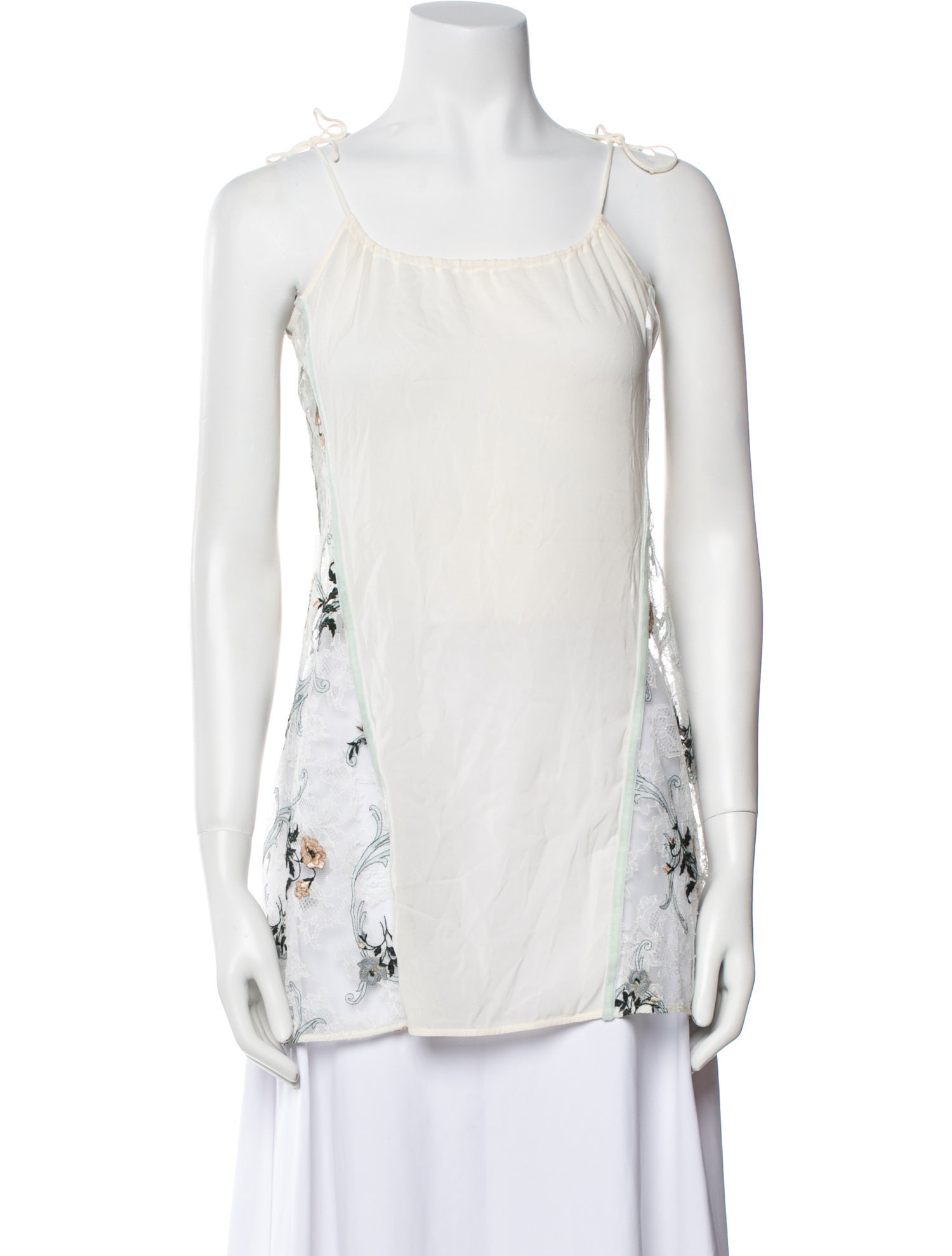 La Perla Silk Floral Print Nightgown