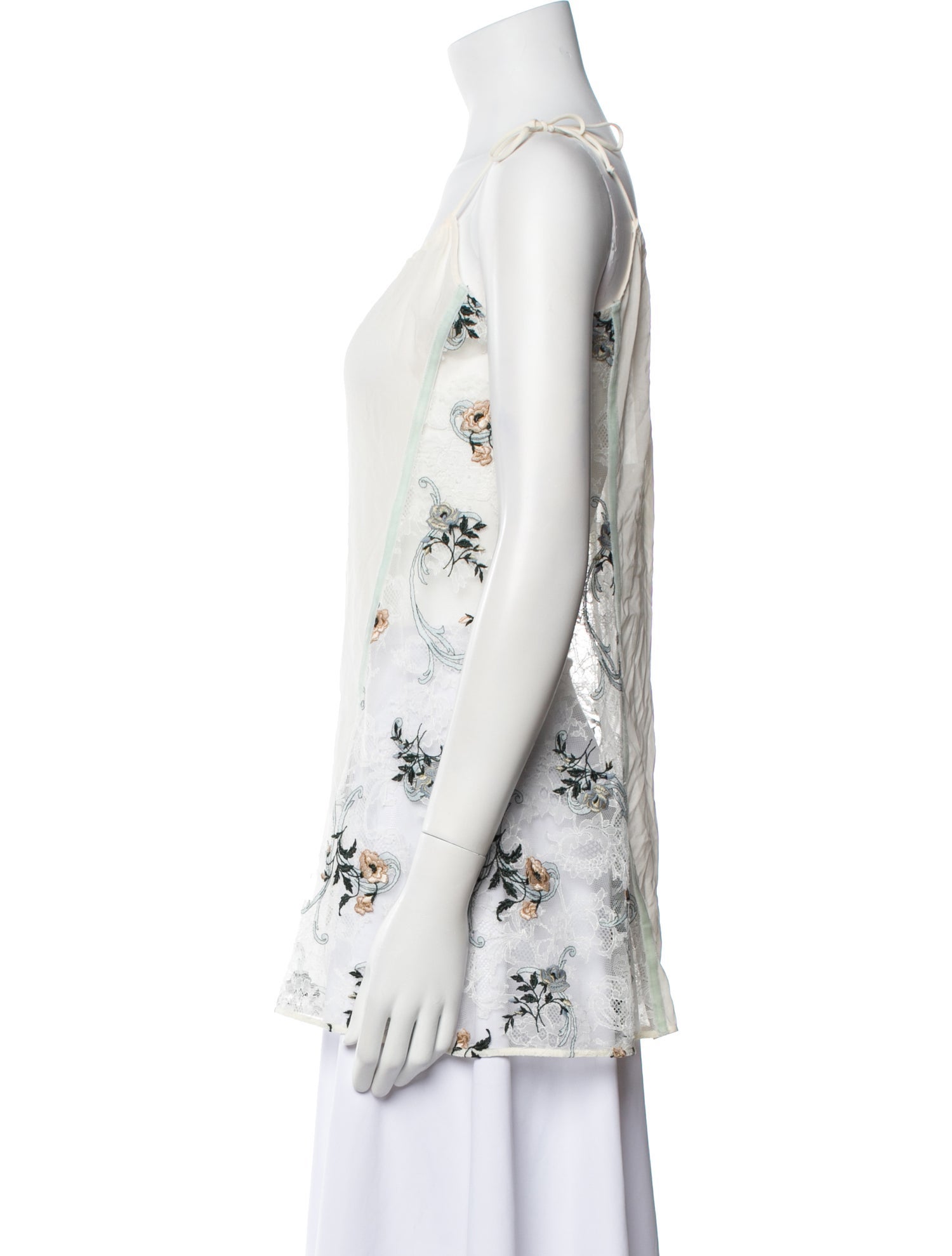 La Perla Silk Floral Print Nightgown