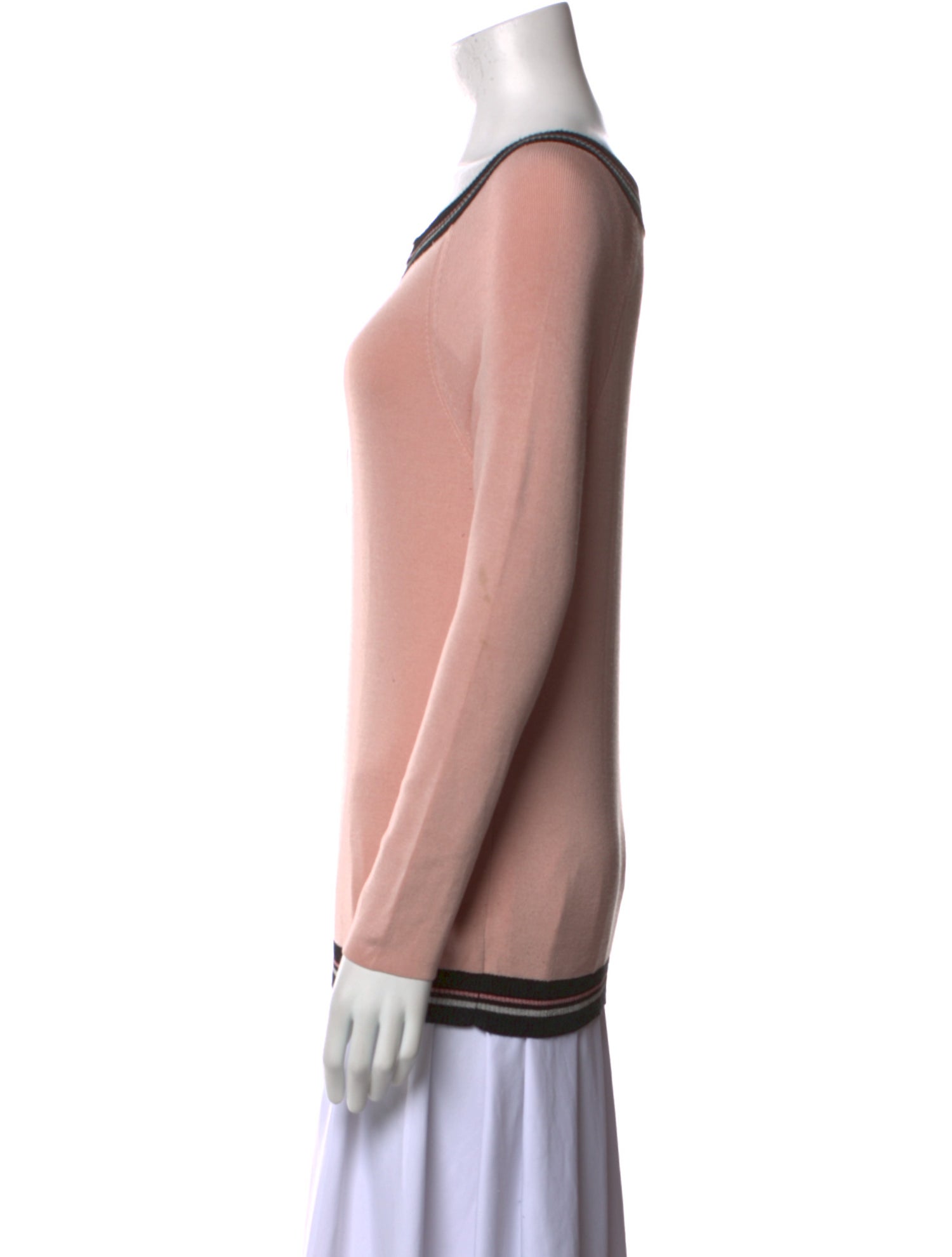 La Perla Silk Scoop Neck Sweater