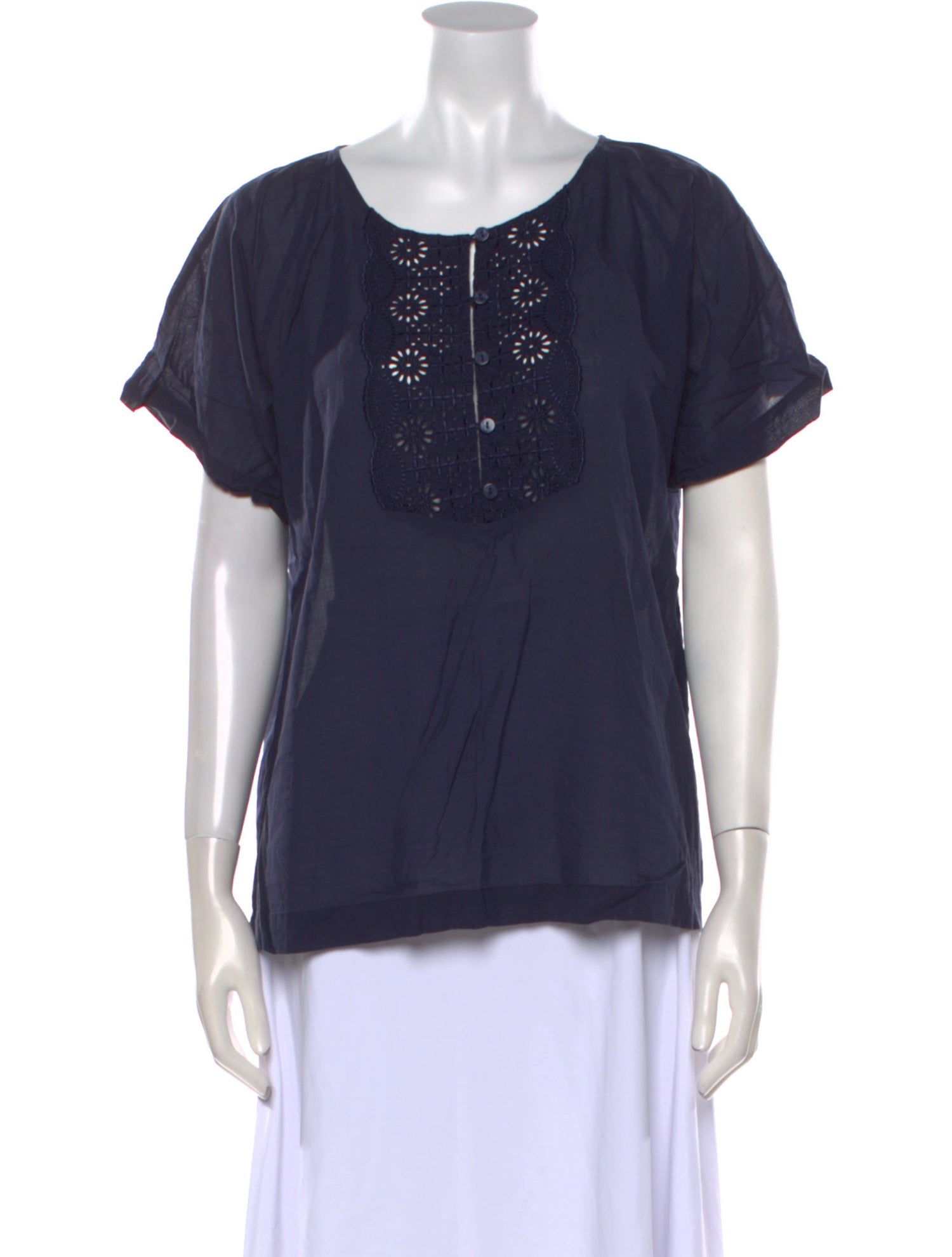 La Perla Scoop Neck Short Sleeve T-Shirt