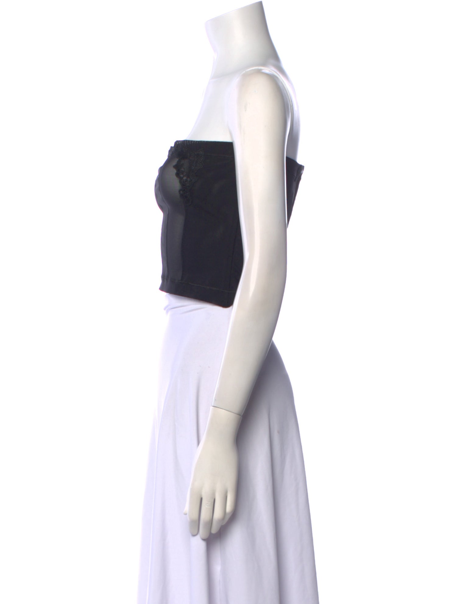 La Perla Strapless Crop Top