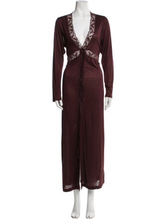 La Perla Lace Trim Embellishment Nightgown