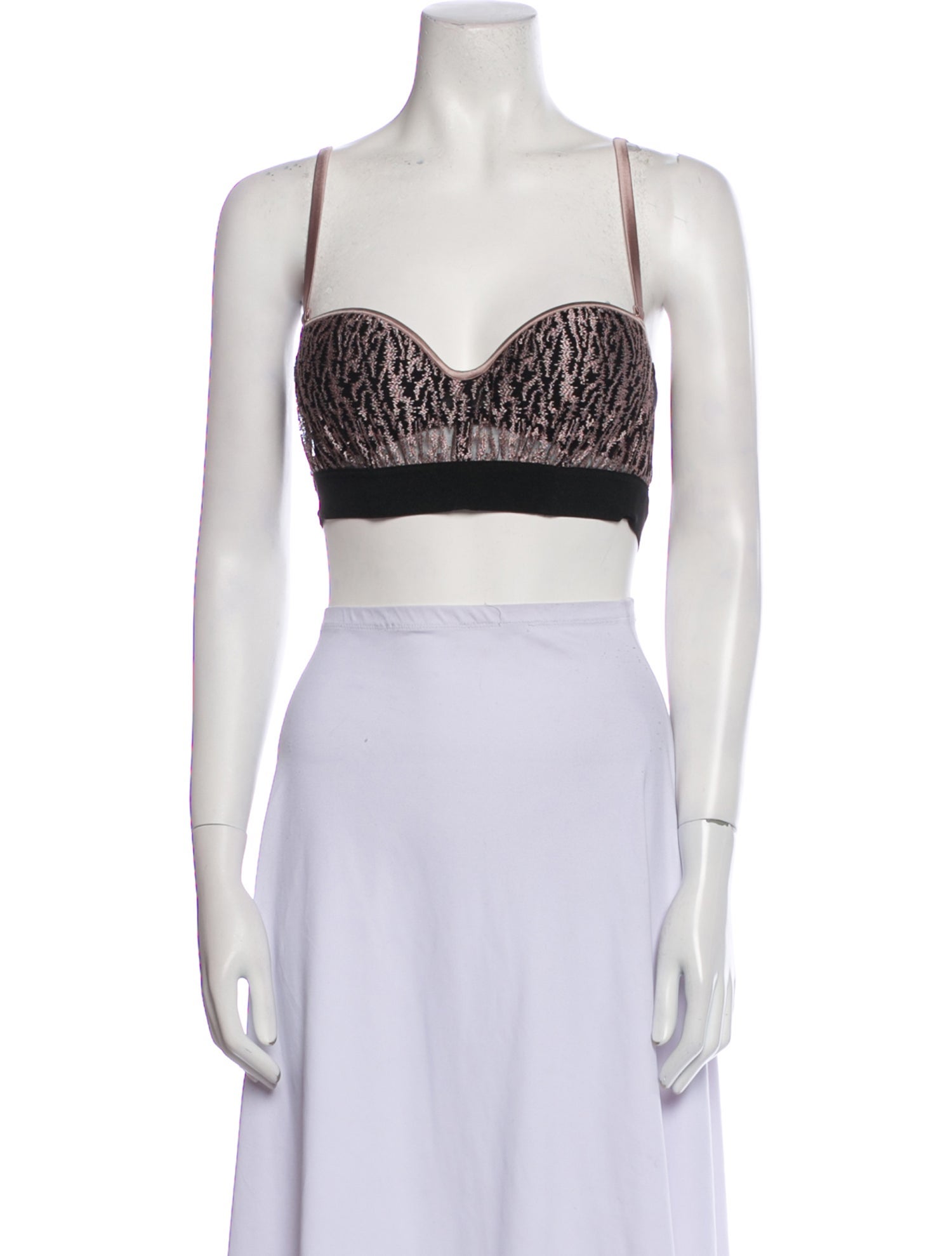 La Perla Nylon Lace Trim Embellishment Pajamas w/ Tags