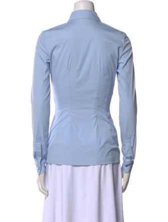 La Perla Long Sleeve Button-Up Top