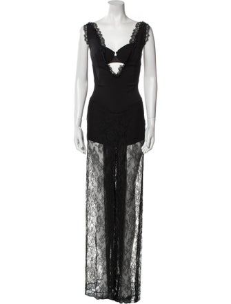 La Perla Nylon Plunge Neckline Jumpsuit
