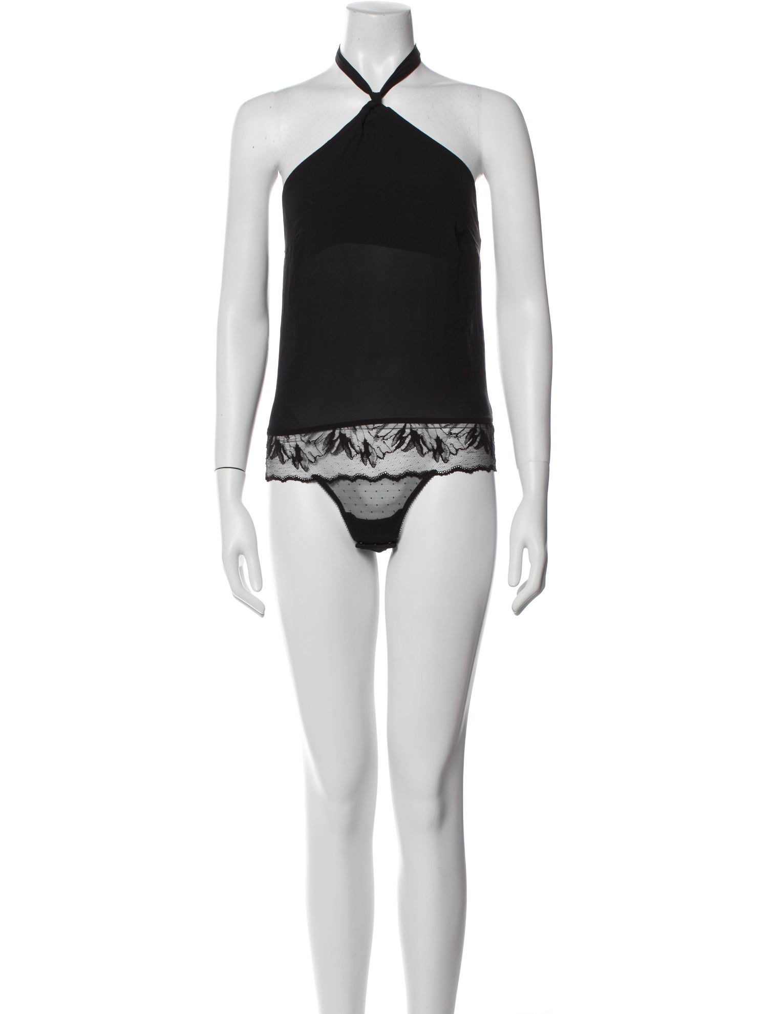 La Perla Halterneck Sleeveless Bodysuit