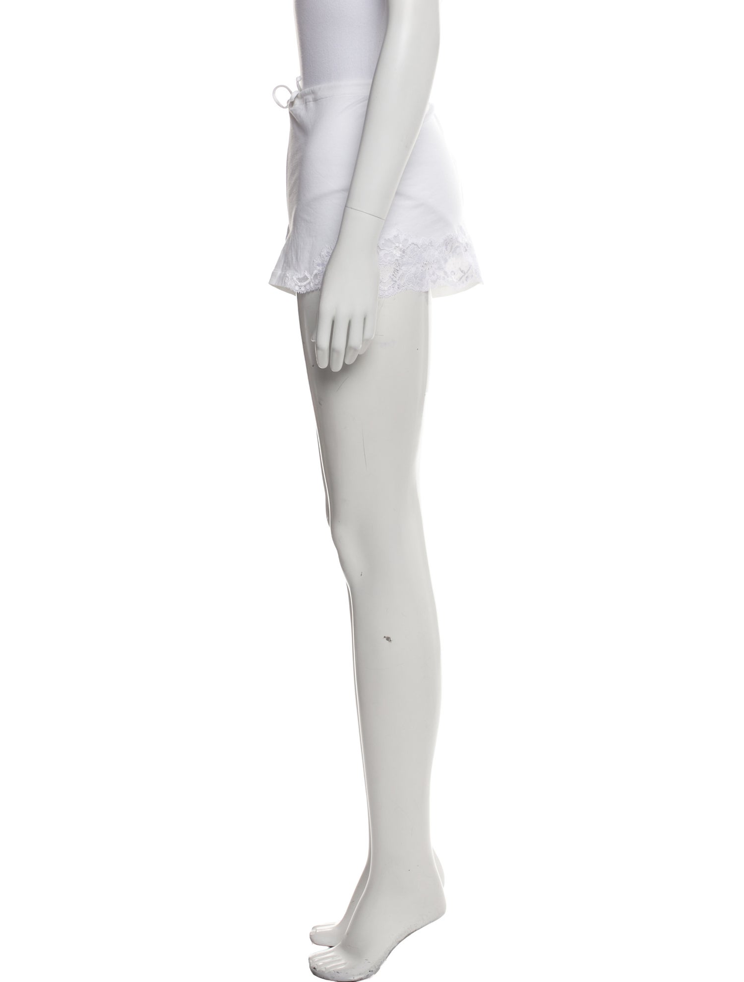 La Perla Silk Lace Trim Embellishment Sweatpants