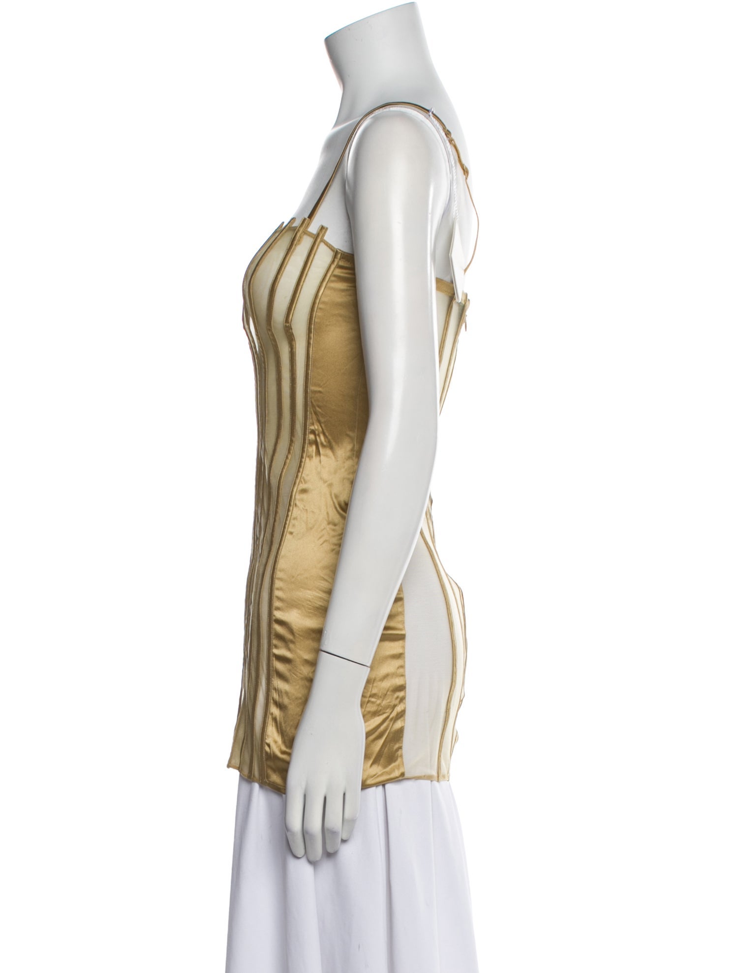 La Perla Silk Striped Nightgown w/ Tags