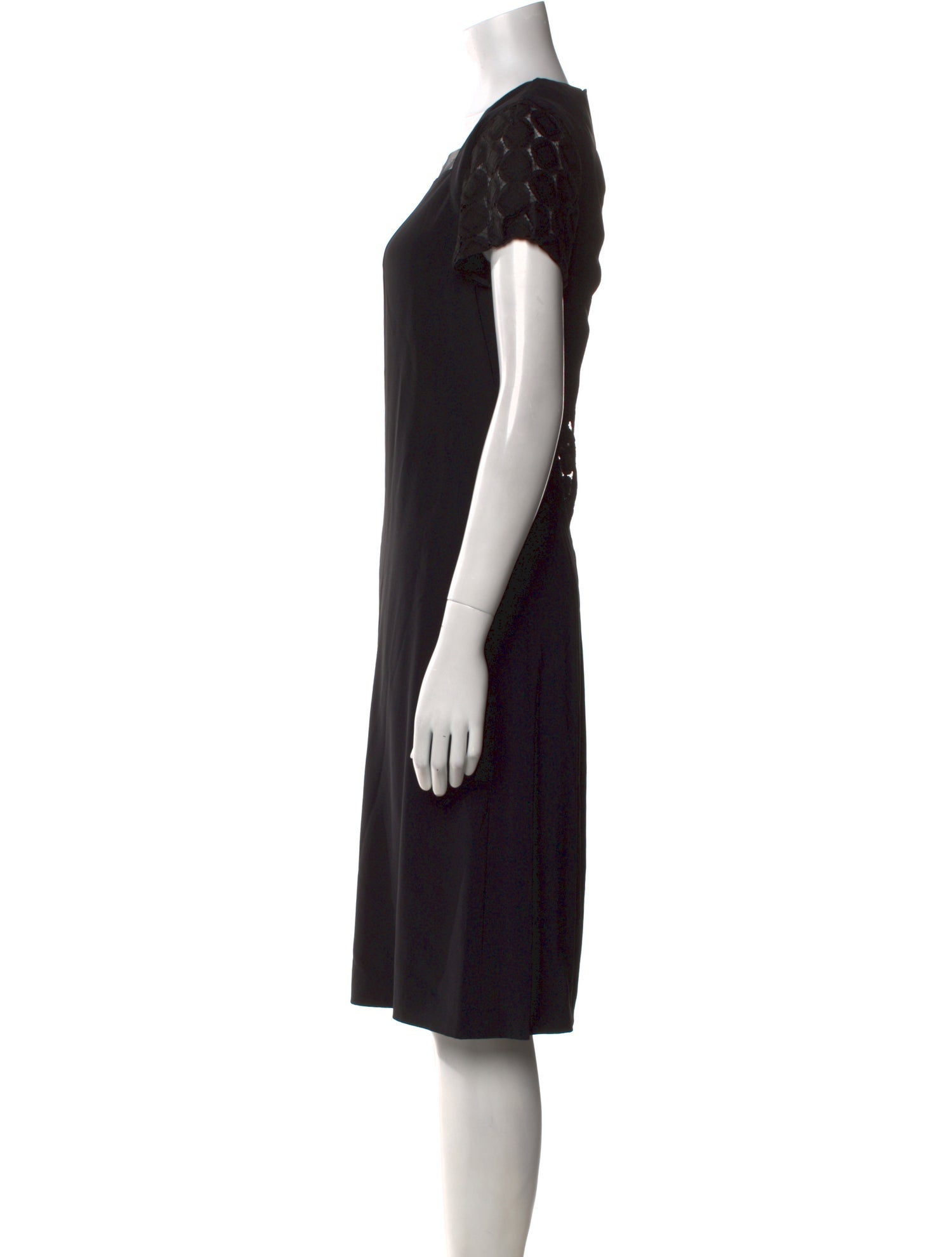 La Perla Square Neckline Knee-Length Dress