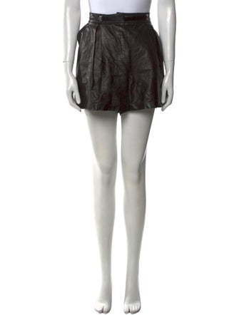 La Perla Leather Mini Shorts