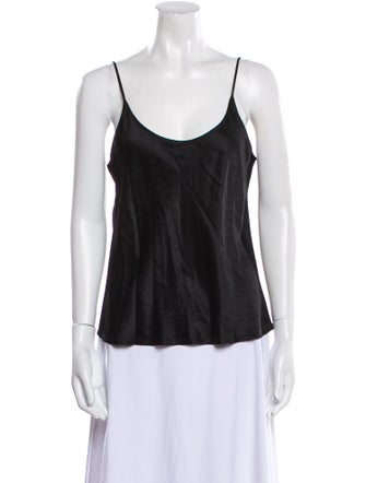 La Perla Silk Scoop Neck Top