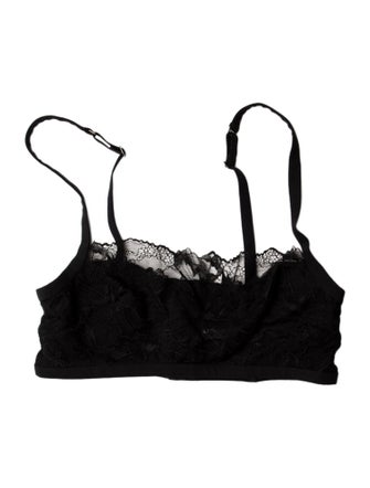 La Perla Square Neckline Sleeveless Crop Top