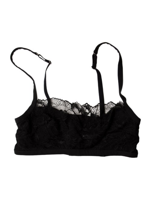 La Perla Square Neckline Sleeveless Crop Top