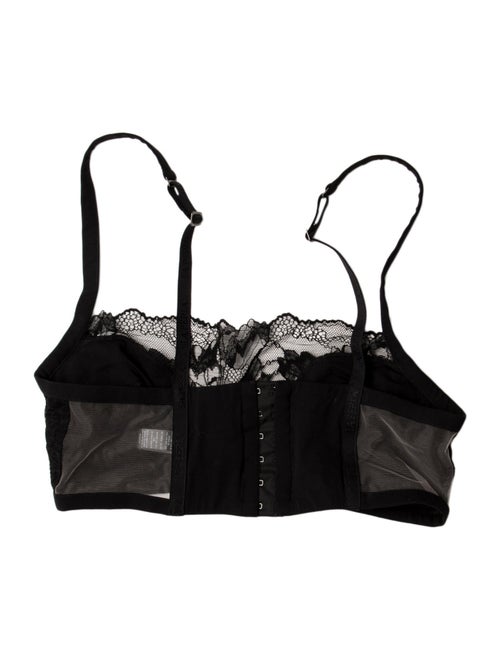 La Perla Square Neckline Sleeveless Crop Top