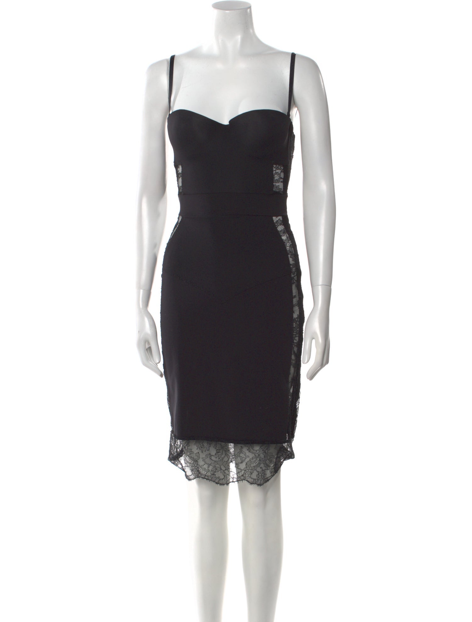 La Perla Square Neckline Knee-Length Dress
