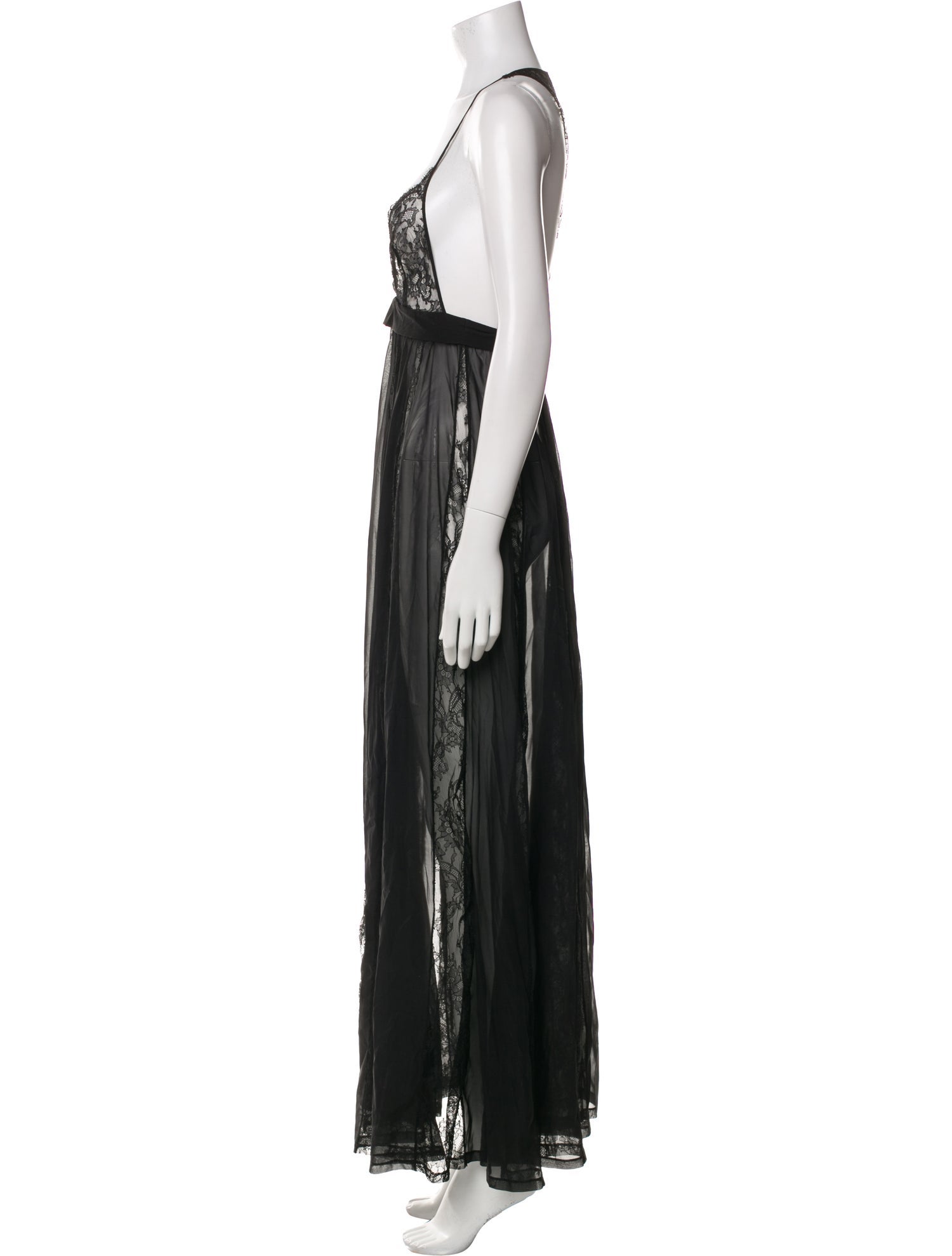 La Perla V-Neck Long Dress