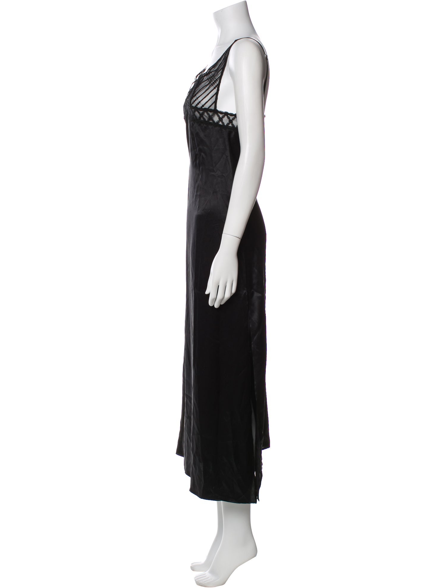 La Perla Silk Mesh Accents Nightgown
