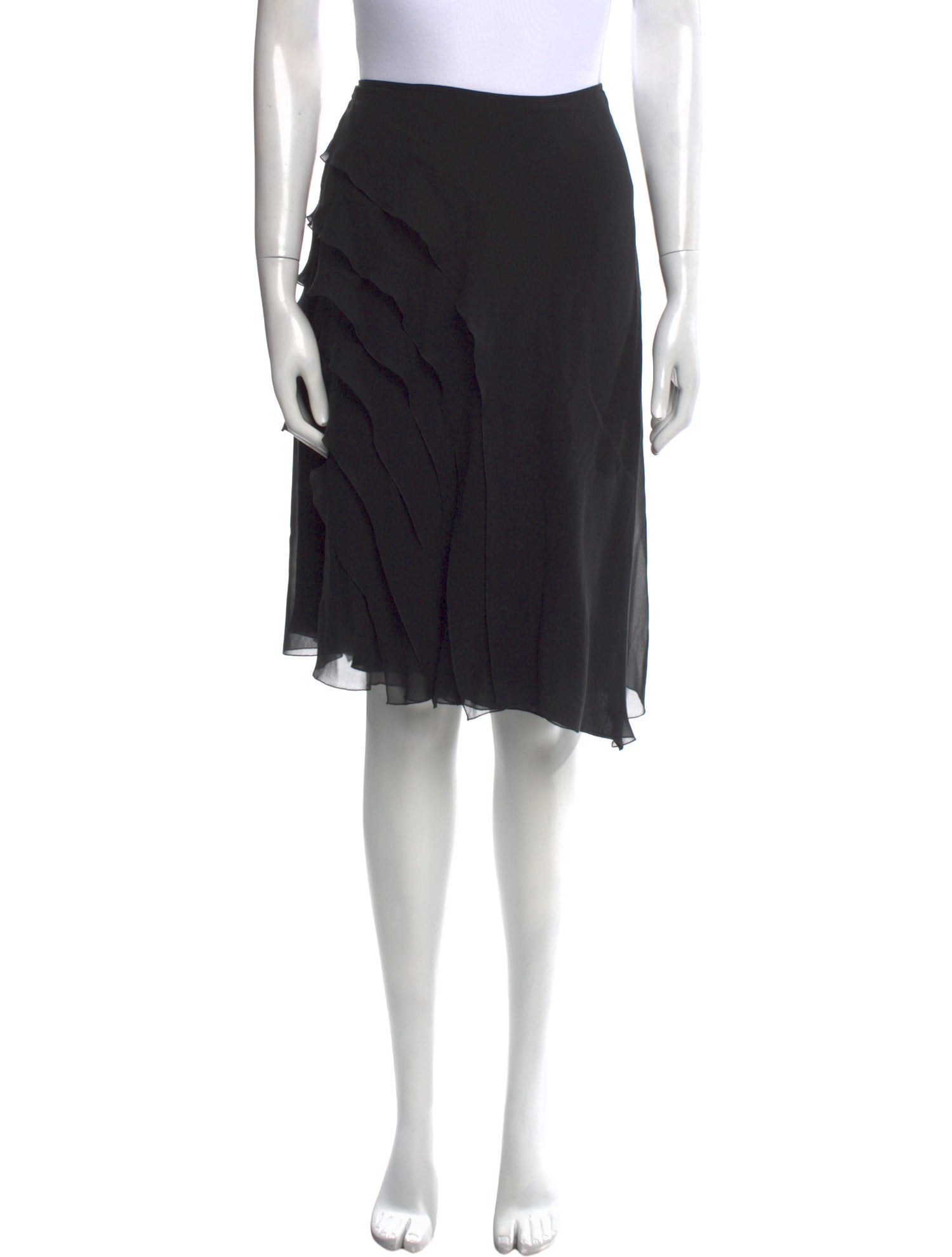 La Perla Silk Knee-Length Skirt