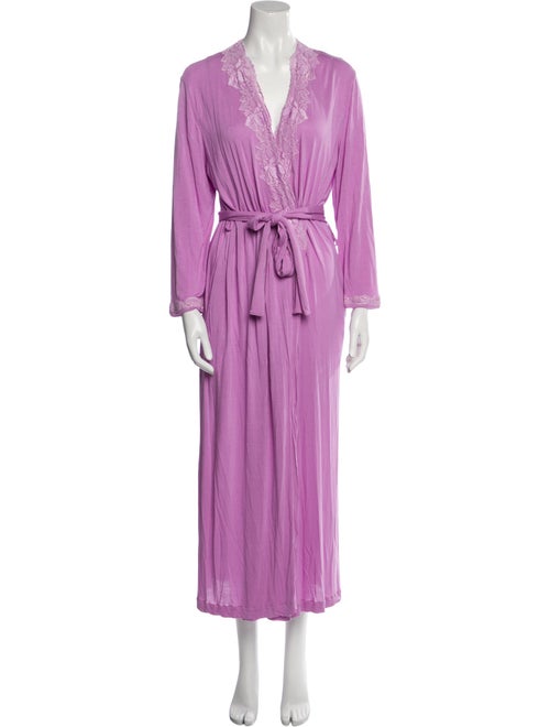 La Perla Lace Trim Embellishment Robe