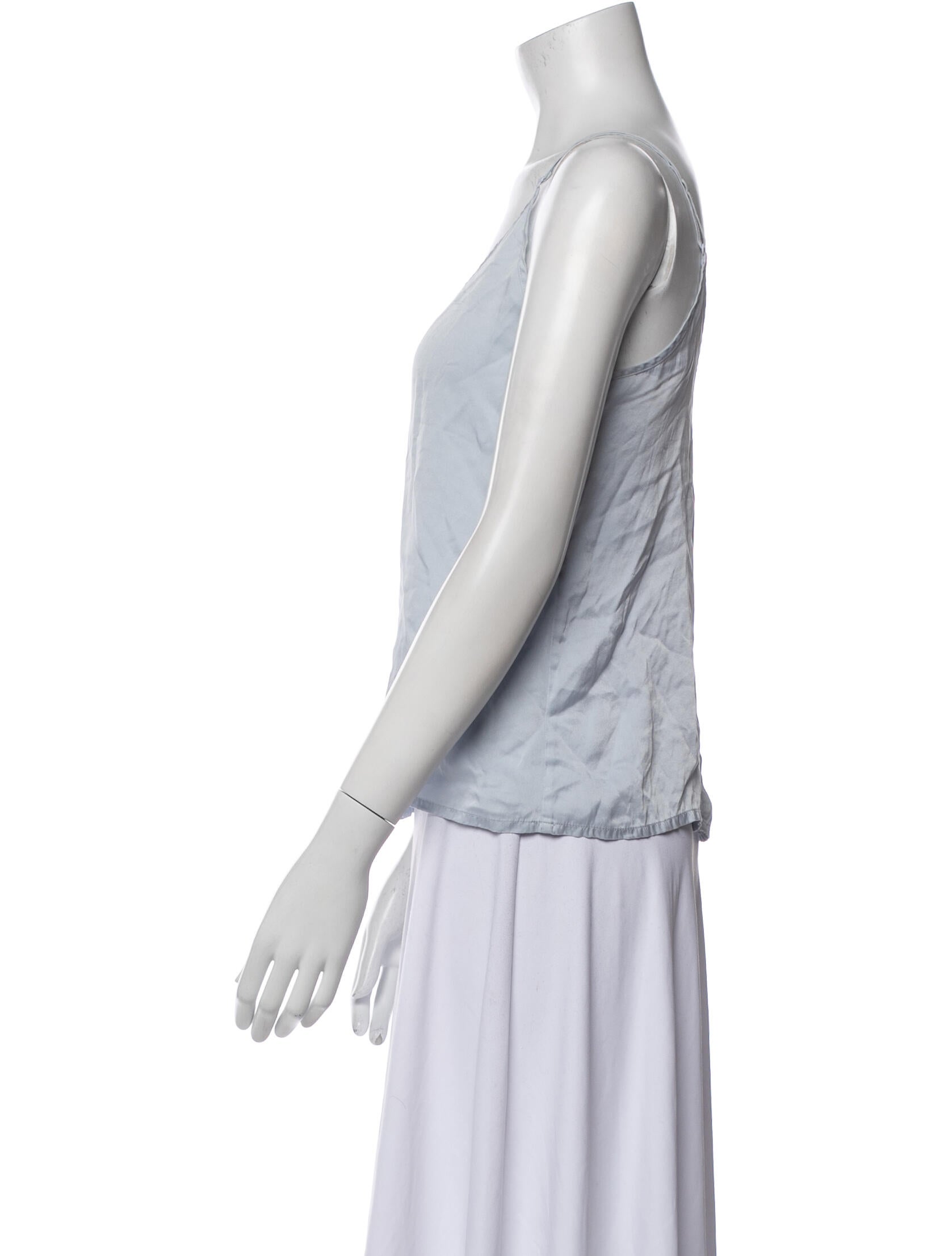 La Perla Silk Scoop Neck Top