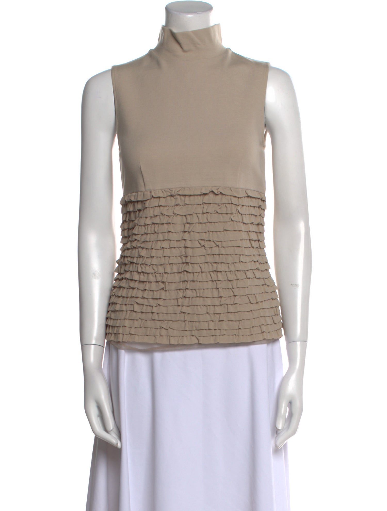 La Perla Turtleneck Sleeveless Top