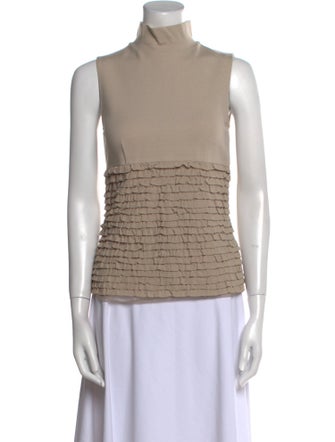 La Perla Turtleneck Sleeveless Top
